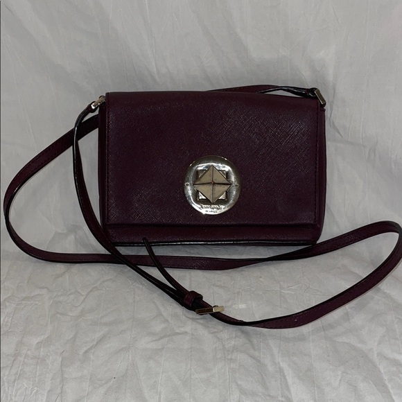 kate spade Handbags - Kate Spade Newbury Lane Sally Crossbody Bag. Saffiano leather. Mulled wine color